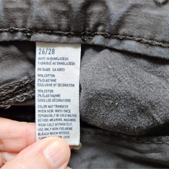 American Eagle Outfitters AEO Slim Straight Gray Denim Skinny Jeans 26/28 - Picture 9 of 11